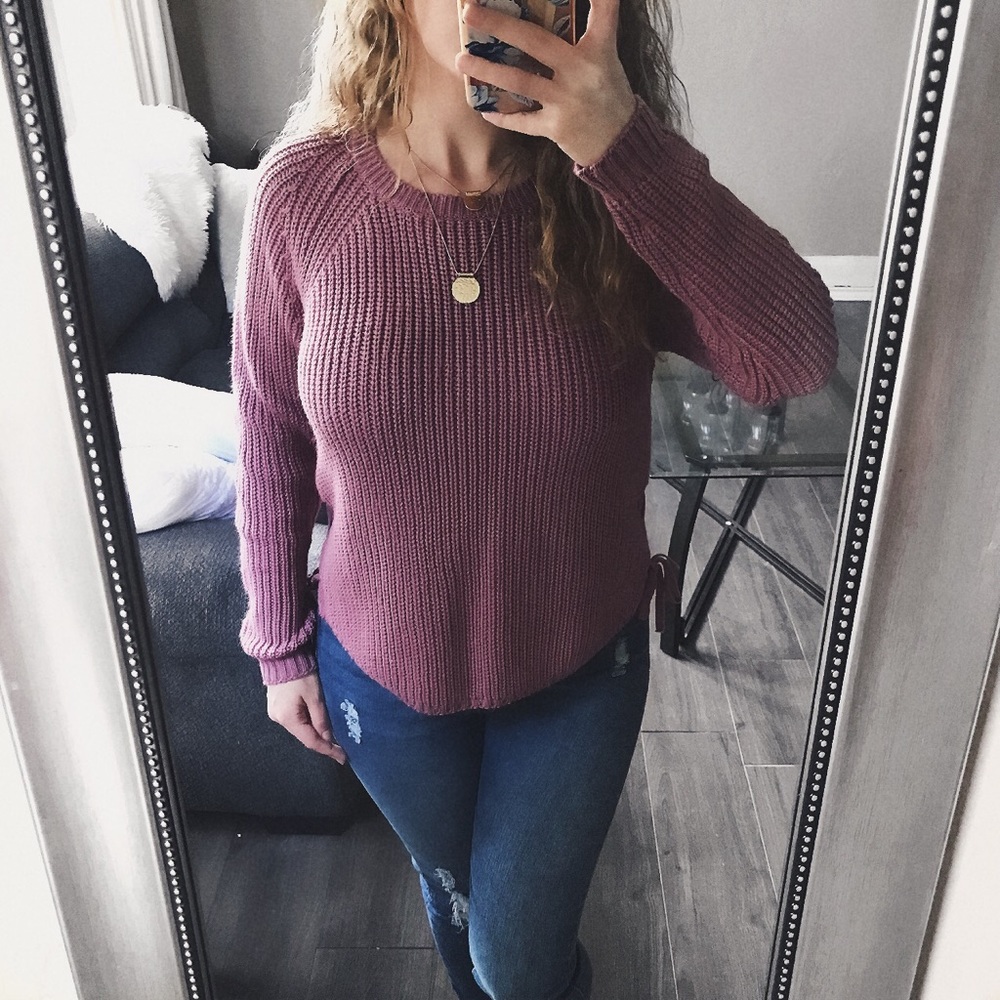 “Joey” Sweater // Pink